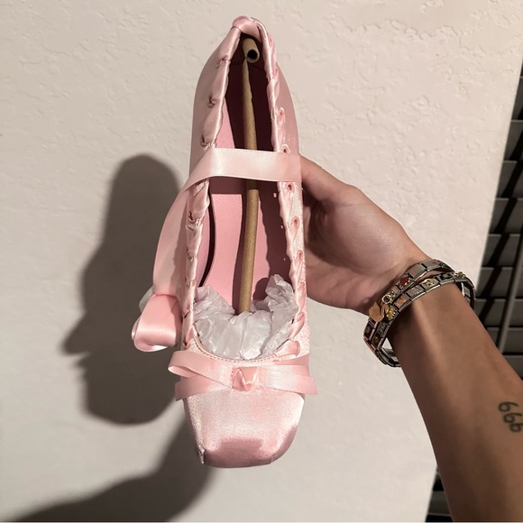 sweet sonata ballet wrap heels in pink by sugar thrillz (dolls kill) - Picture 10 of 15